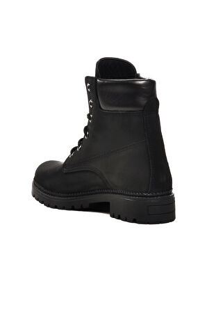 Aspor Siyah Nubuk Unisex Bot