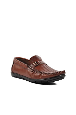 Bulldozer Taba Erkek Loafer Ayakkabı