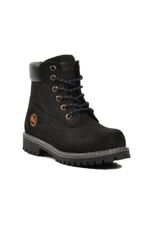 Bulldozer Siyah Nubuk Unisex Bot