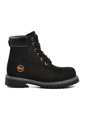 Bulldozer Siyah Nubuk Unisex Bot