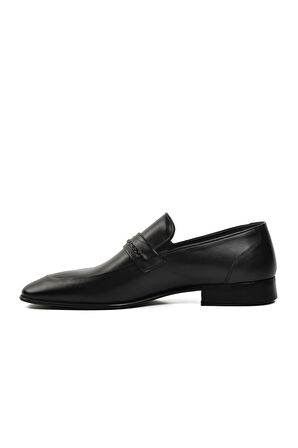 Aspor Siyah Erkek Loafer Ayakkabı