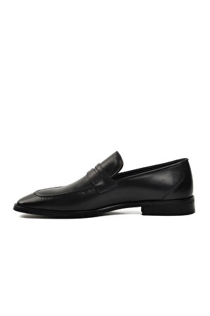 Aspor Siyah Erkek Loafer Ayakkabı