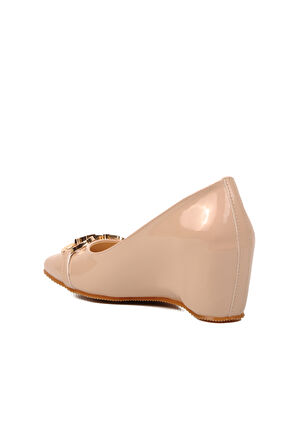 Aspor Bej Kadın Topuklu Ayakkabı