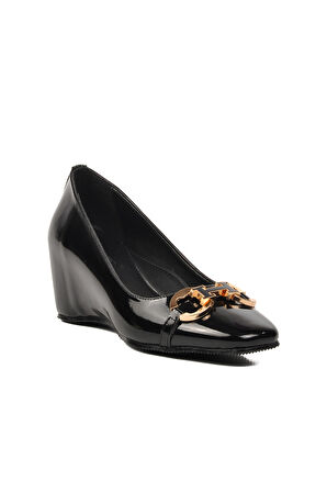 Aspor Siyah Kadın Topuklu Ayakkabı