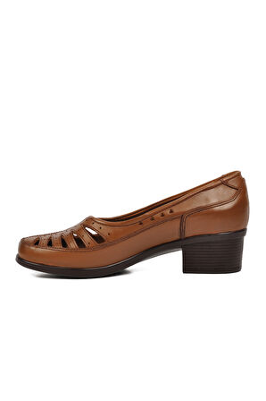 Aspor Taba Kadın Topuklu Ayakkabı