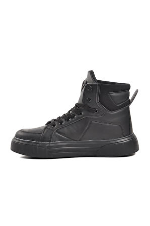 Dunlop Siyah Erkek Hi Sneaker Ayakkabı