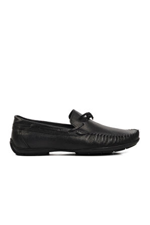 Aspor Siyah Erkek Loafer Ayakkabı