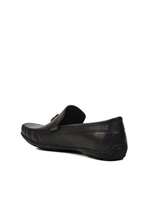 Aspor Siyah Erkek Loafer Ayakkabı