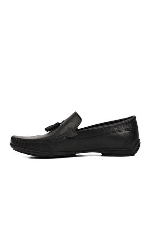 Aspor Siyah Erkek Loafer Ayakkabı