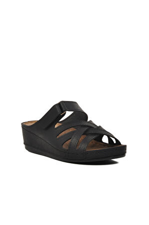 Aspor Siyah Kadın Terlik