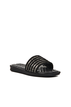 Aspor Siyah Kadın Terlik