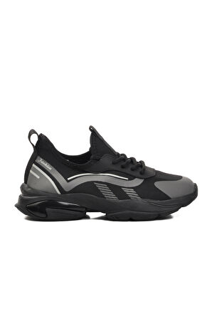 Guja Gri Suni Deri Kadın Spor Ayakkabı Sneaker