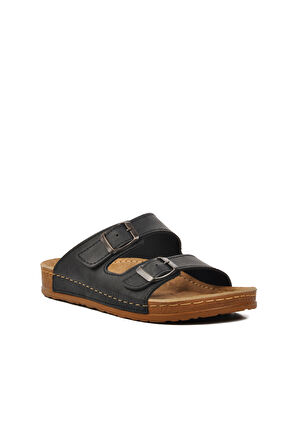 Aspor Siyah Kadın Terlik