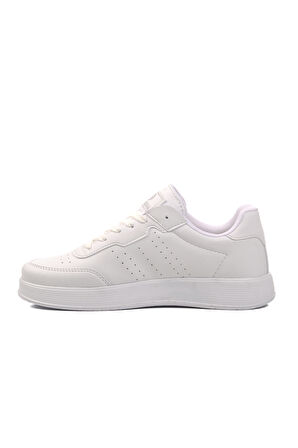 Aspor Beyaz Bağcıklı Unisex Sneaker Ayakkabı