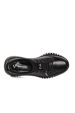 Voyager Siyah Kadın Hakiki Deri Günlük Ayakkabı