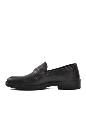 Aspor Siyah Erkek Loafer Ayakkabı