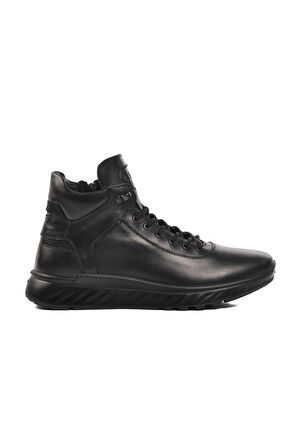 Aspor Siyah Hakiki Deri Sneaker Erkek Bot