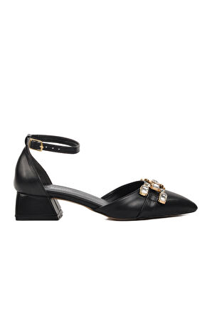 Aspor Siyah Kadın Abiye Ayakkabı