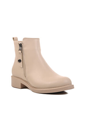 Aspor Bej Cilt İçi Polarlı Kadın Bot