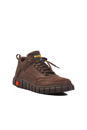 Bulldozer Kahve Nubuk Hakiki Deri Sneaker Erkek Bot