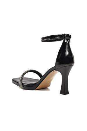 Aspor Siyah Ayna Kadın Abiye Ayakkabı