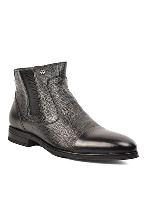 Pierre Cardin Siyah Hakiki Deri Erkek Bot