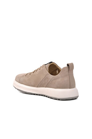 Dr.Flexer Gri Taş Nubuk Hakiki Deri Erkek Sneaker Ayakkabı