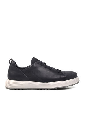 Dr.Flexer Lacivert Nubuk Hakiki Deri Erkek Sneaker Ayakkabı