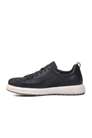 Dr.Flexer Lacivert Nubuk Hakiki Deri Erkek Sneaker Ayakkabı
