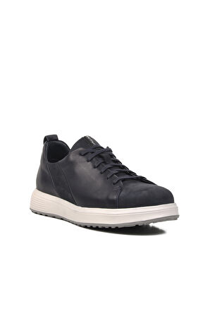 Dr.Flexer Lacivert Nubuk Hakiki Deri Erkek Sneaker Ayakkabı