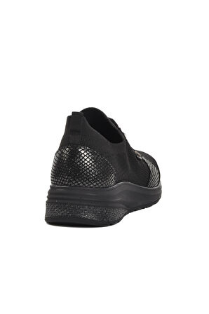 Forelli Siyah Kadın Spor Ayakkabı Sneaker