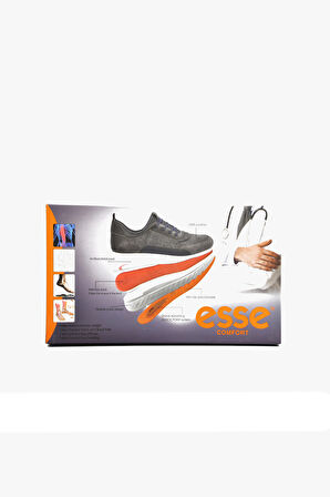 Aspor Siyah Ortopedik Erkek Casual Ayakkabı