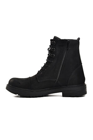 Pierre Cardin Siyah Nubuk Erkek Bot