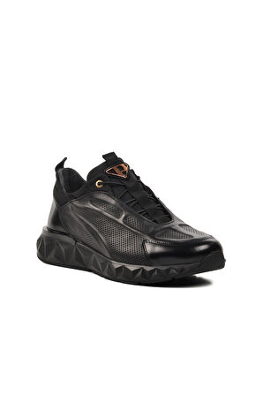 Marcomen Siyah Erkek Sneaker Ayakkabı