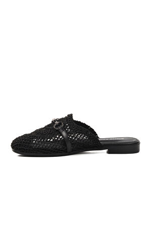 Pierre Cardin Siyah Kadın Terlik