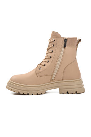 Voyager Bej Hakiki Deri Kadın Bot