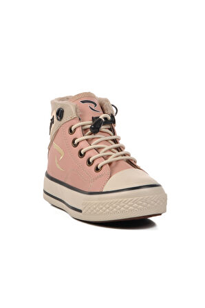 Walkway Pudra Bej Çocuk Hi Sneaker Ayakkabı