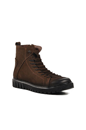 Hammer Jack Kahve Nubuk Hakiki Deri Worker Erkek Bot