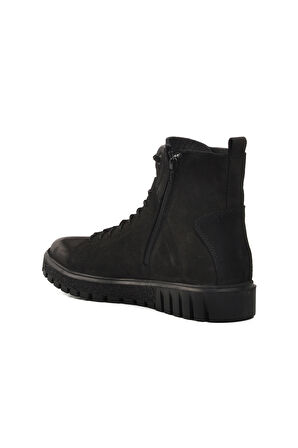 Hammer Jack Siyah Nubuk Hakiki Deri Worker Erkek Bot