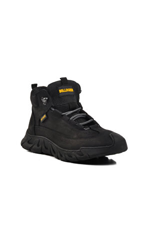 Bulldozer Siyah Nubuk Hakiki Deri Sneaker Erkek Bot