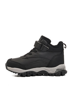 Aspor Siyah Cırtlı Unisex Çocuk Outdoor Bot