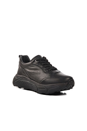 Marcomen Siyah Siyah Floter Erkek Casual Ayakkabı