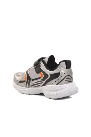 Slazenger Gri Siyah Çocuk Spor Ayakkabı
