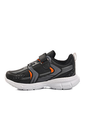 Slazenger Siyah Füme Çocuk Spor Ayakkabı