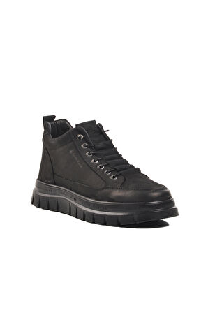 Hammer Jack Siyah Nubuk Sneaker Erkek Bot