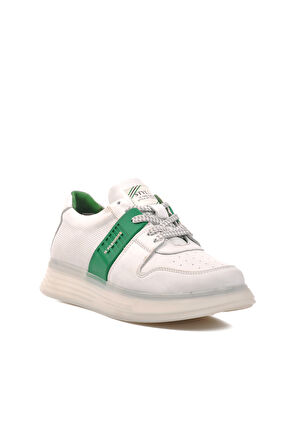 Marcomen Beyaz Yeşil Erkek Sneaker Ayakkabı