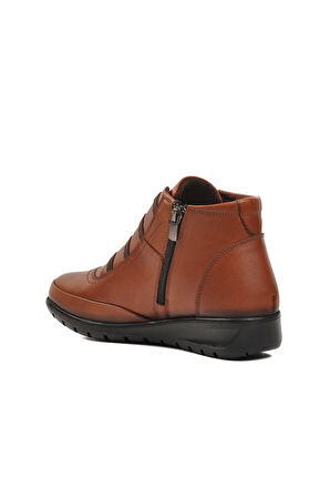 Voyager Taba Siyah Hakiki Deri Kadın Bot