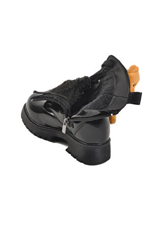 Walkway Siyah Poliüretan Kız Çocuk Bot