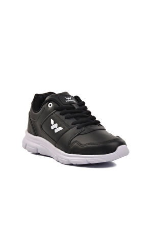 Walkway Siyah Beyaz Kadın Spor Ayakkabı Sneaker