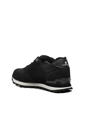 Hammer Jack Siyah Suni Deri Unisex Sneaker